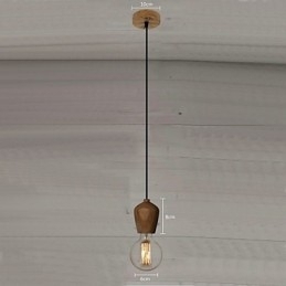Country Mini Style Altele Lemn Bambus Pendant Lampă Garaj