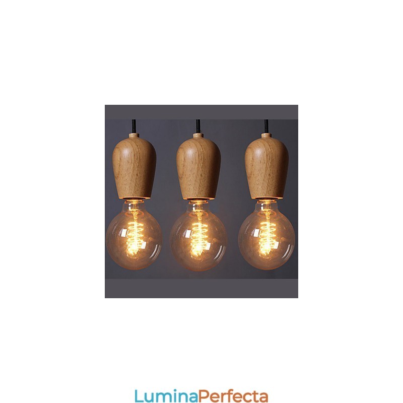 Country Mini Style Altele Lemn Bambus Pendant Lampă Garaj