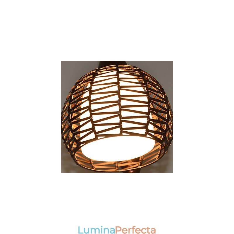 Rural Cany Art Weaving Clasic Contracted Droplight Lampă Lumină
