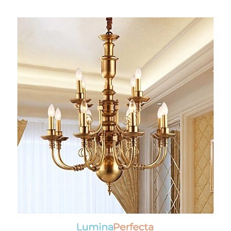 Candelabru Tradițional Clasic Rustic Lodge Metal Candelabru Tradițional Clasic Rustic Lodge Metal