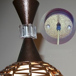 Rural Cany Art Weaving Clasic Contracted Droplight Lampă Lumină