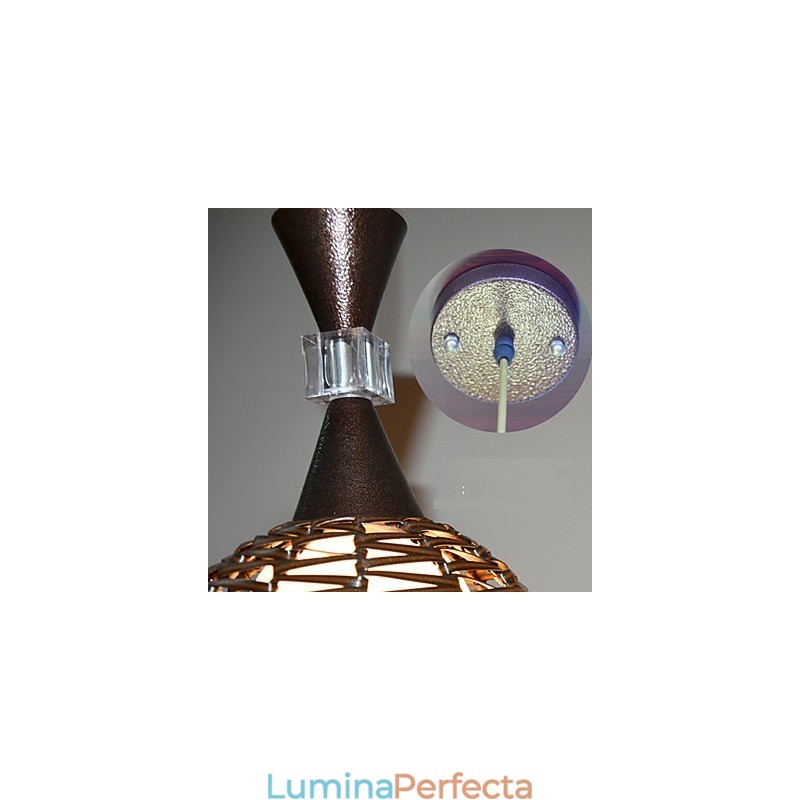 Rural Cany Art Weaving Clasic Contracted Droplight Lampă Lumină