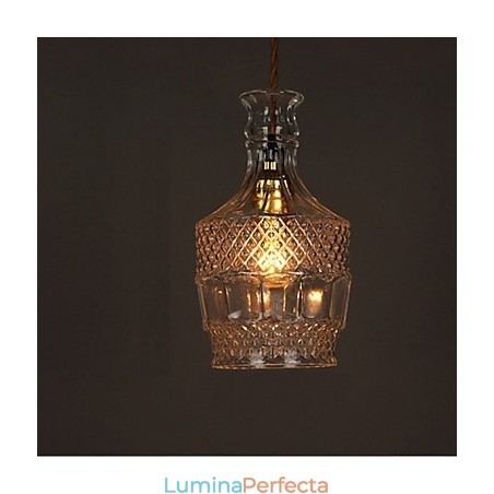 Sticlă romantică Candelabru din sticlă de artă sculptată creativă Sticlă romantică Candelabru din sticlă de artă sculptată creativă