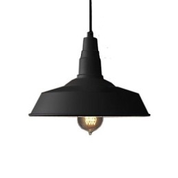 Lampă suspendată din metal cu pictură vintage