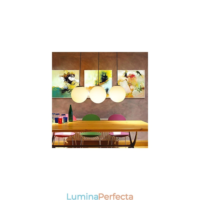 Candelabru cu bile de sticlă Lumină sferică Iluminare lampă cu un singur cap