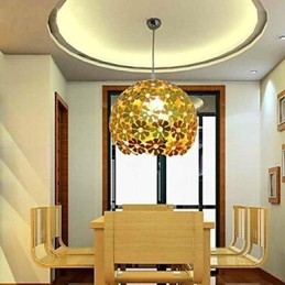Candelabru din metal auriu în stil mini de cristal modern contemporan
