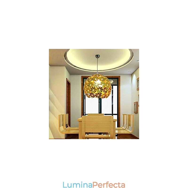 Candelabru din metal auriu în stil mini de cristal modern contemporan