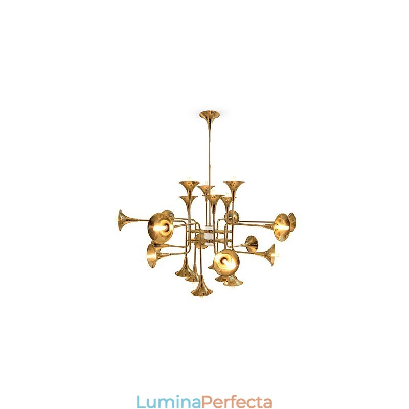 Candelabru din metal galvanizat în stil country mini