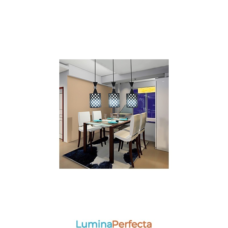 Perforații Nordic Candelabru din Fier forjat Lampă