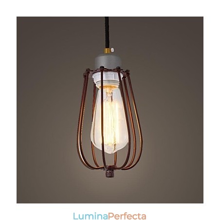 Lampă suspendată din metal cu pictură în stil mini vintage Lampă suspendată din metal cu pictură în stil mini vintage