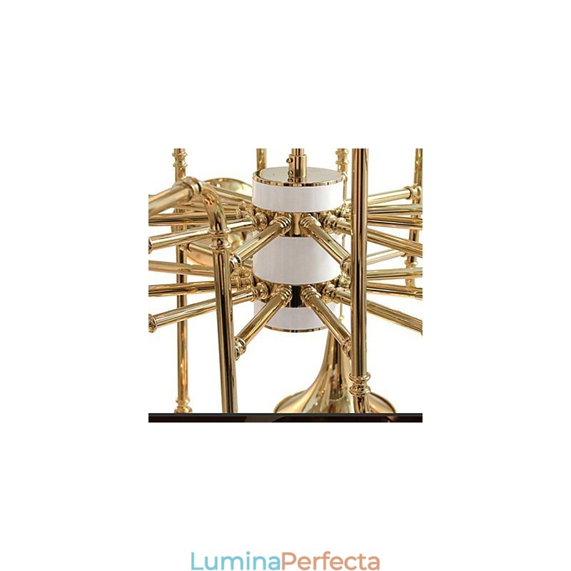 Candelabru din metal galvanizat în stil country mini