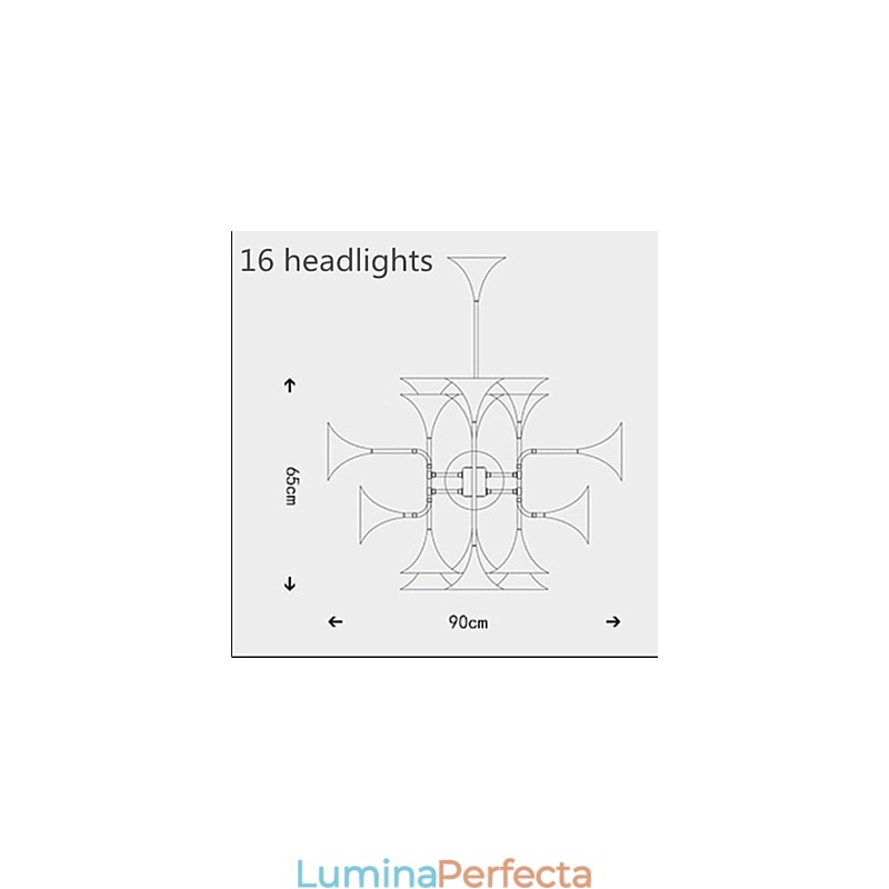 Candelabru din metal galvanizat în stil country mini