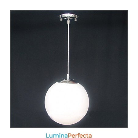 Candelabru decorativ cu bile de sticlă albă contractată Candelabru decorativ cu bile de sticlă albă contractată