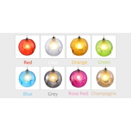 Creativ Culoarea nordică Restabilirea modurilor antice Goldfish Bowl Sticla Creative Droplight Lampă Lumină