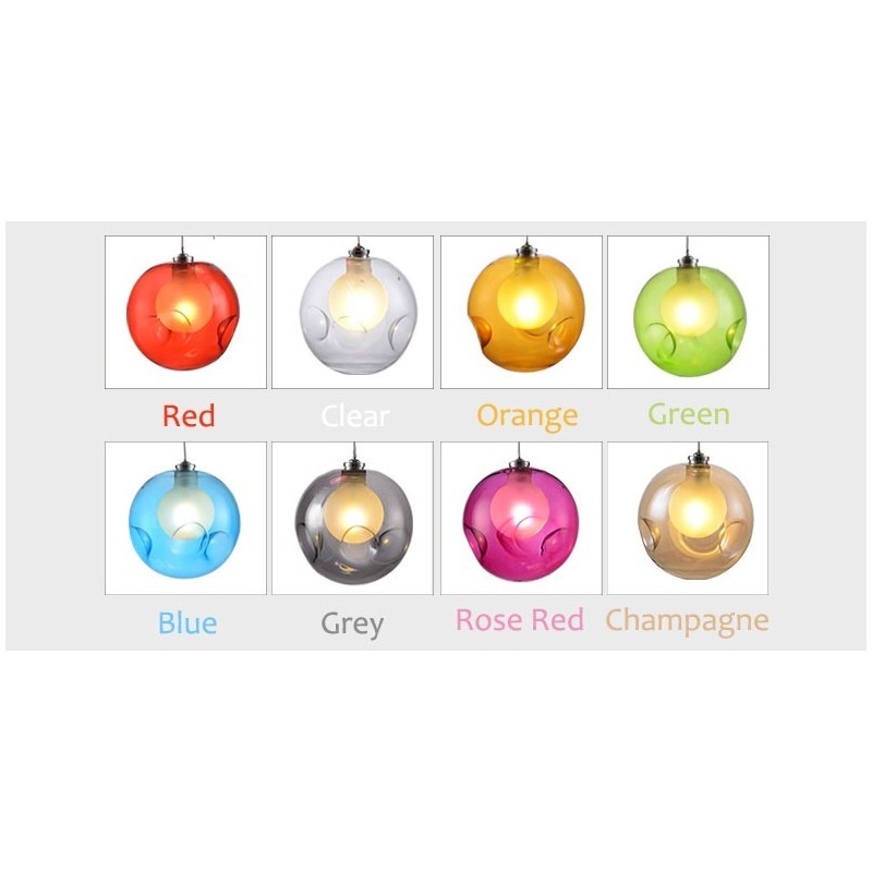 Creativ Culoarea nordică Restabilirea modurilor antice Goldfish Bowl Sticla Creative Droplight Lampă Lumină