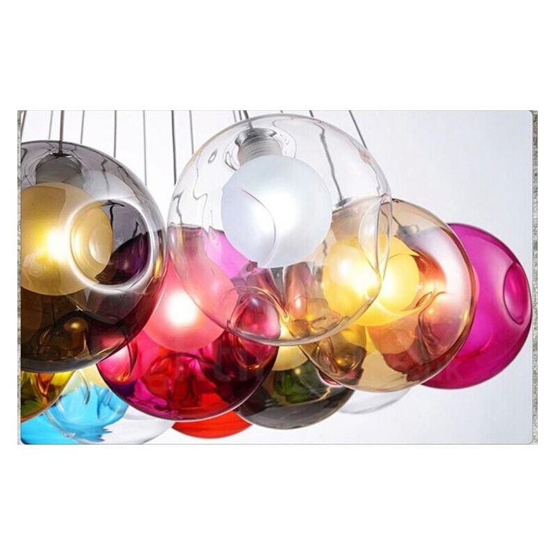 Creativ Culoarea nordică Restabilirea modurilor antice Goldfish Bowl Sticla Creative Droplight Lampă Lumină