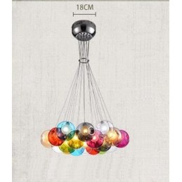 Creativ Culoarea nordică Restabilirea modurilor antice Goldfish Bowl Sticla Creative Droplight Lampă Lumină