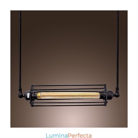 Lampă suspendată tradițională clasică vintage cu pictură insulă