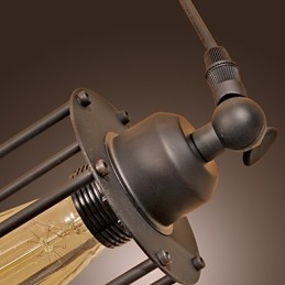 Lampă suspendată tradițională clasică vintage cu pictură insulă