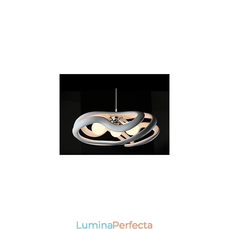 Lampă suspendată din rășină cu pictură modernă contemporană