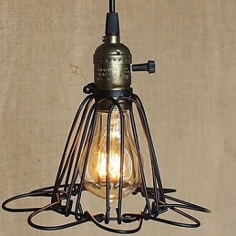 Simple Head Creative Hostels Mic Droplight Plită Fier forjat Casă