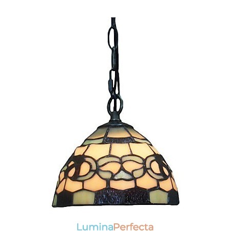 Lampă suspendată cu 1 lumină cu abajur din sticlă Lampă suspendată cu 1 lumină cu abajur din sticlă