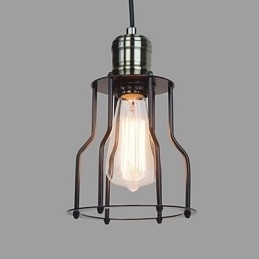 Lampă suspendată tradițională clasică vintage în stil mini cu pictură