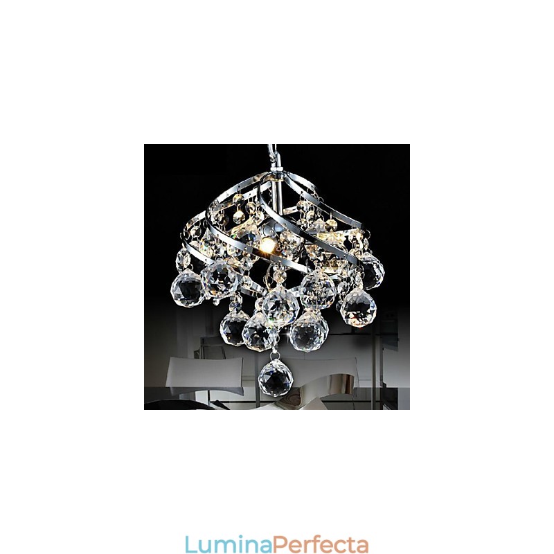 Candelabru de cristal Lumină suspendată de lux Iluminat pentru mese