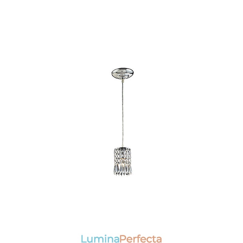 Lampă suspendată galvanizată în stil mini din cristal modern și contemporan