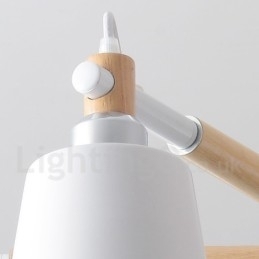 Candelabru modern contemporan din lemn cu 3 lumini