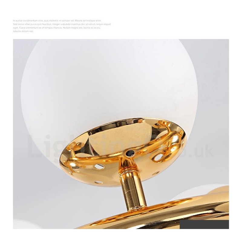 Candelabru modern contemporan cu 16 lumini cu abajur din sticlă și lampă