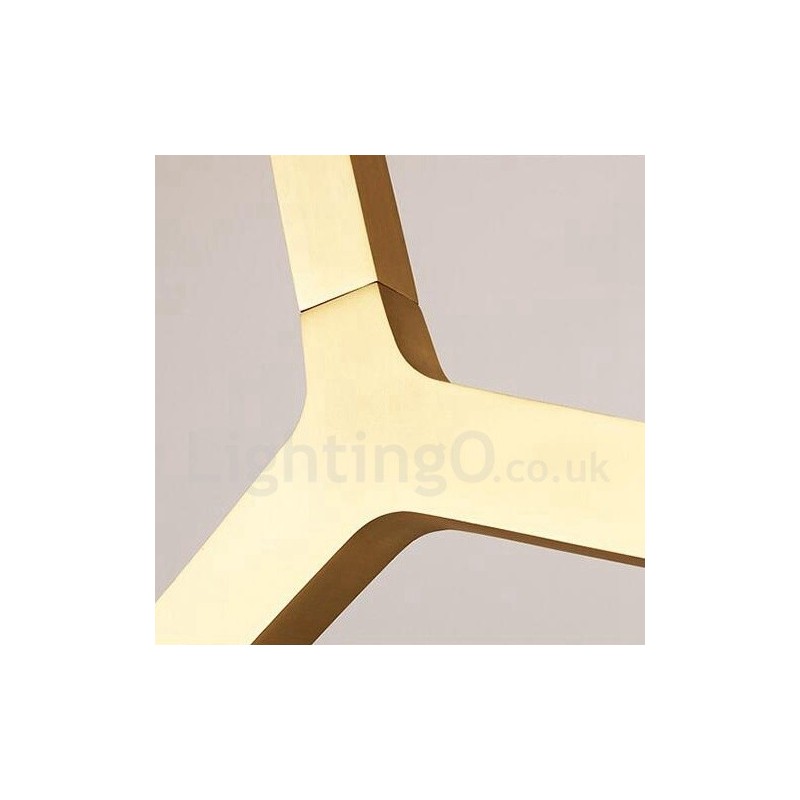 Candelabru modern contemporan cu 14 lumini (negru auriu)