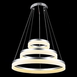 Lampă rotundă Lămpi moderne din acril Iluminat Plafoniere de lux cu trei inele