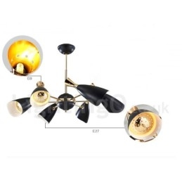 Candelabru modern contemporan cu 6 lumini