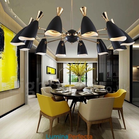 Candelabru cu 12 lumini Lumină în stil modern și contemporan Candelabru cu 12 lumini Lumină în stil modern și contemporan