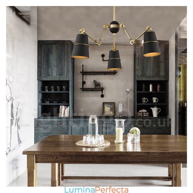 Candelabru modern contemporan cu 3 lumini