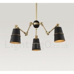 Candelabru modern contemporan cu 3 lumini