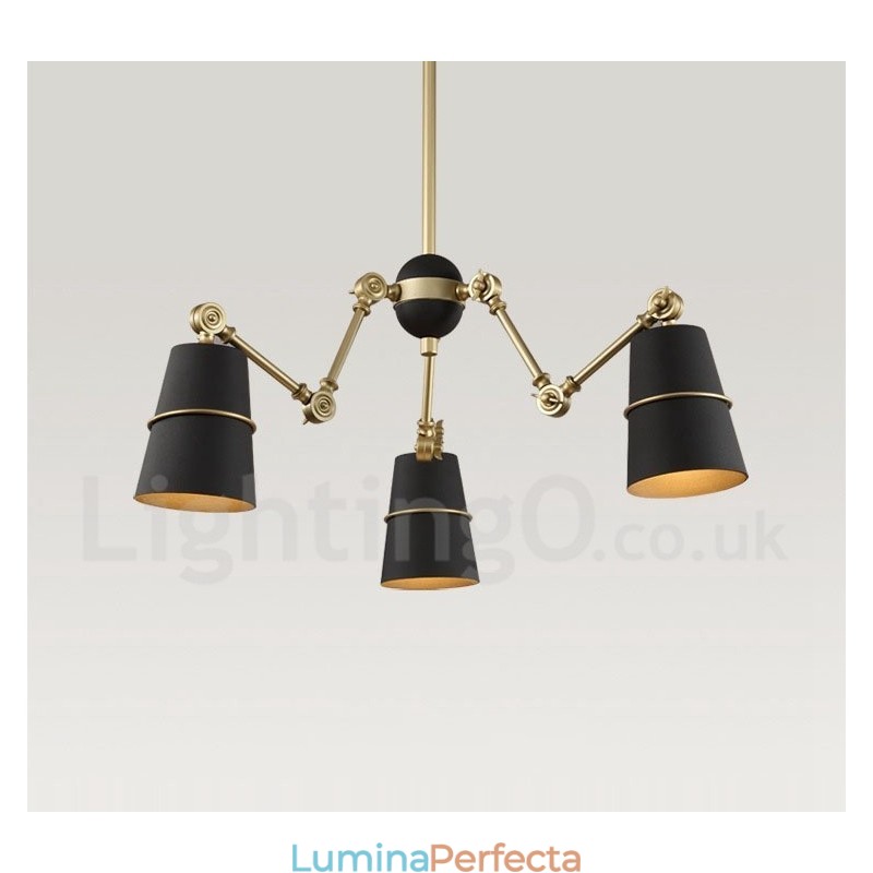 Candelabru modern contemporan cu 3 lumini