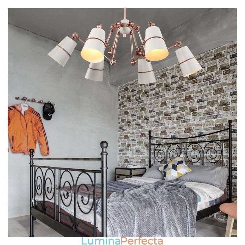 Candelabru cu 6 lumini cu lumină în stil contemporan modern