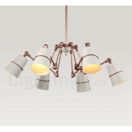 Candelabru cu 6 lumini cu lumină în stil contemporan modern