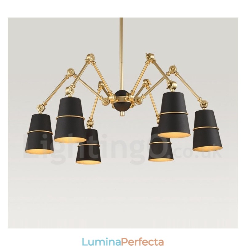 Candelabru cu 6 lumini cu lumină în stil contemporan modern