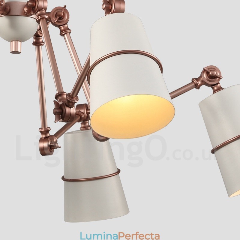 Candelabru cu 6 lumini cu lumină în stil contemporan modern
