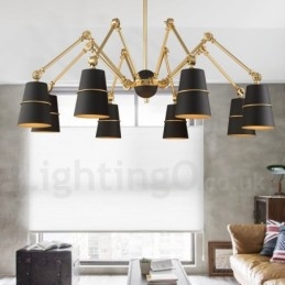 Candelabru modern contemporan cu 8 lumini