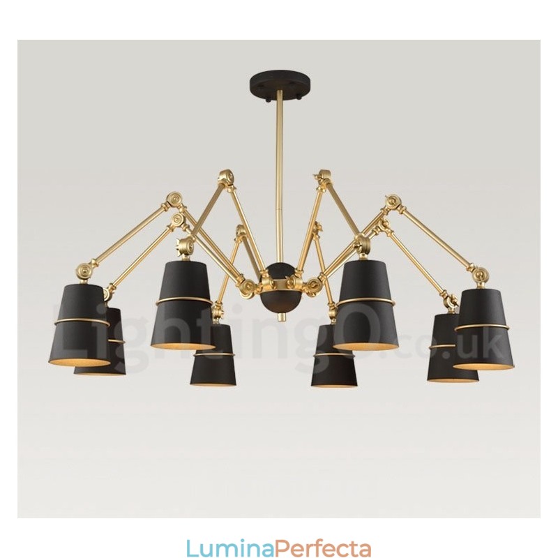 Candelabru modern contemporan cu 8 lumini