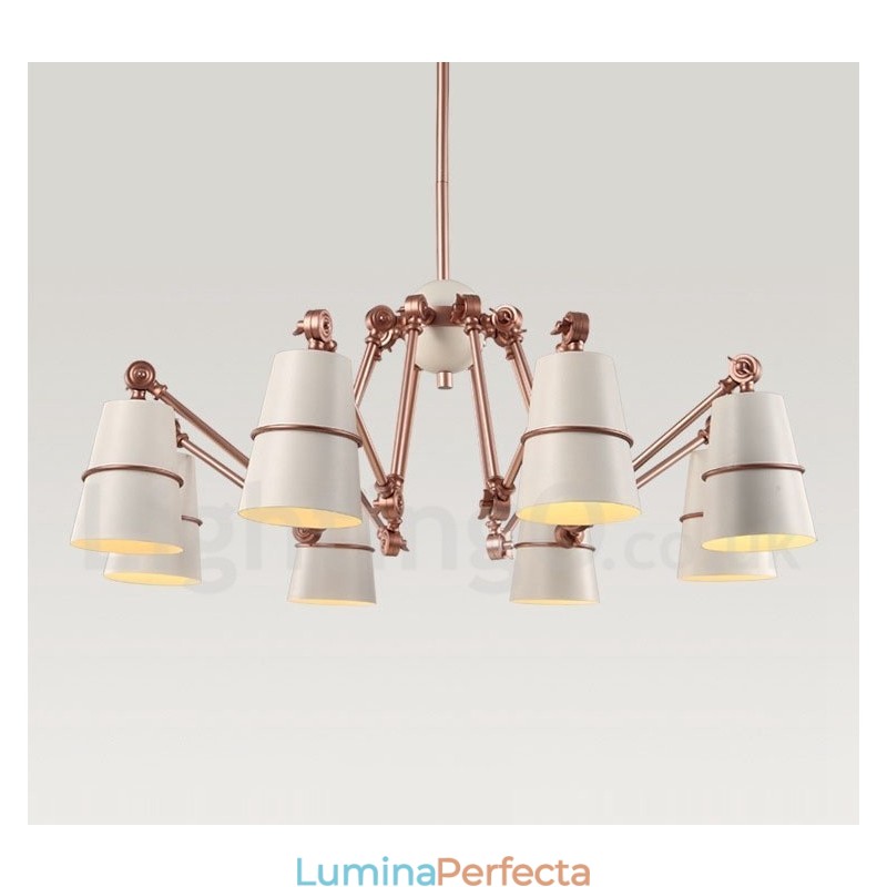 Candelabru modern contemporan cu 8 lumini