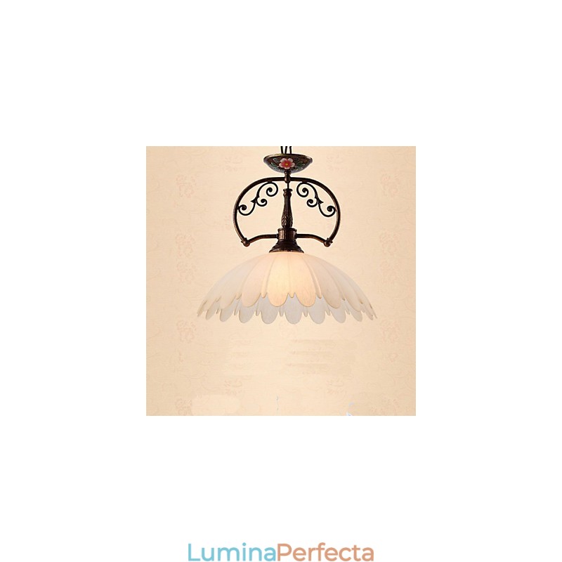 Lampă de iluminat cu suspendare de artă pictată manual retro Lampă de iluminat