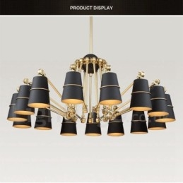 Candelabru modern contemporan cu 15 lumini
