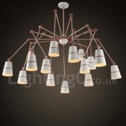 Candelabru modern contemporan cu 15 lumini