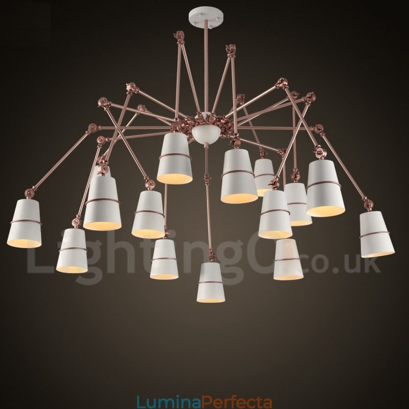 Candelabru modern contemporan cu 15 lumini