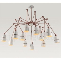 Candelabru modern contemporan cu 15 lumini